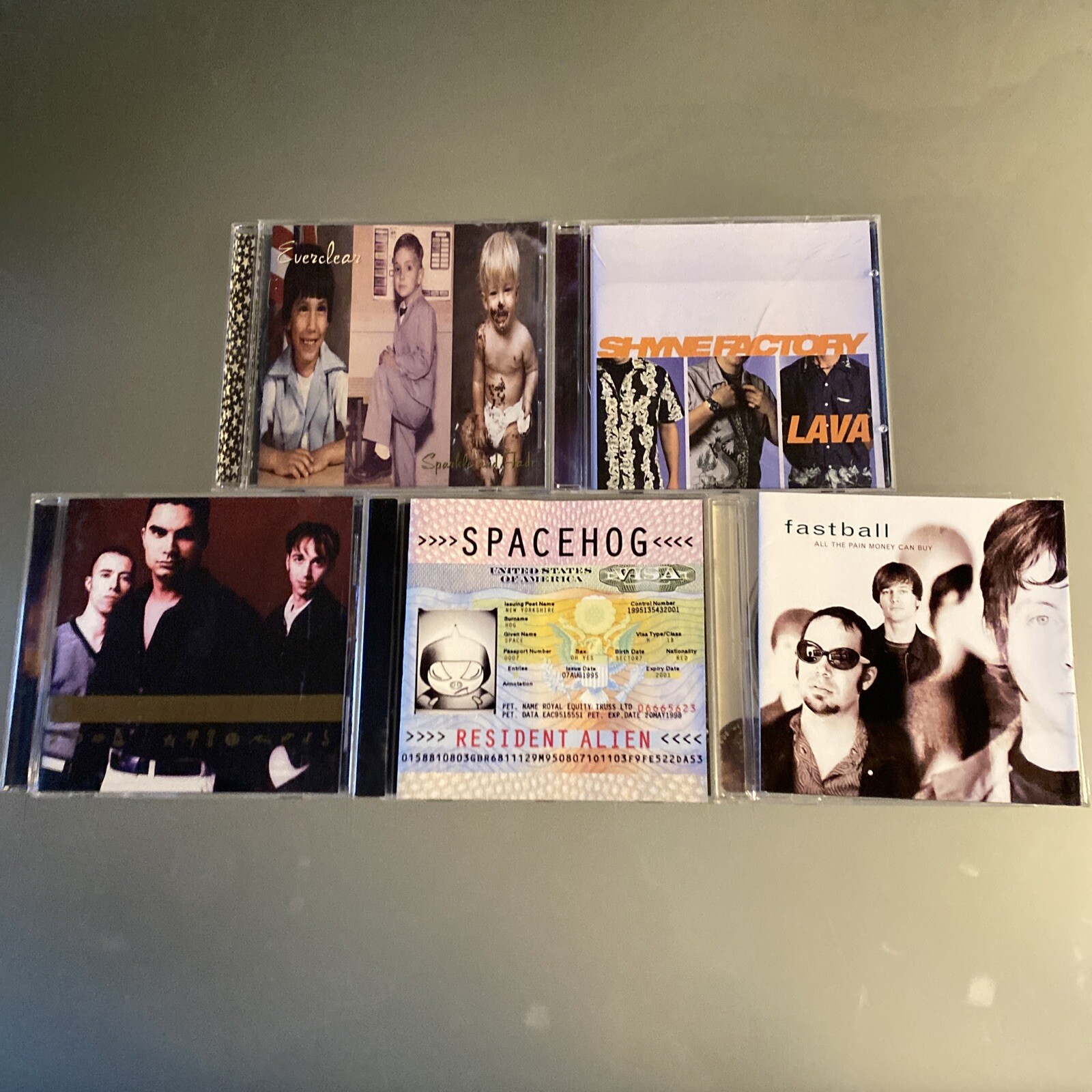 90’s POP ROCK 5 LOT: Fastball Everclear Spacehog Soul Attorneys Shyne Factory