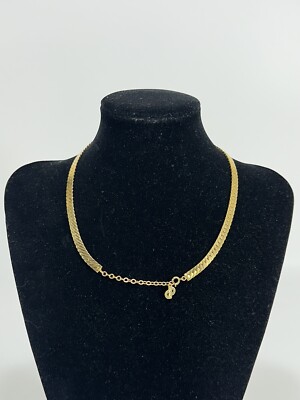 Vintage CD Christian Dior V-Shaped Gold-Tone with Crystals 16