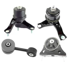 For 04-07 Toyota Highlander 2.4 2WD 4PCS Engine Motor & Trans Mount Polyurethane
