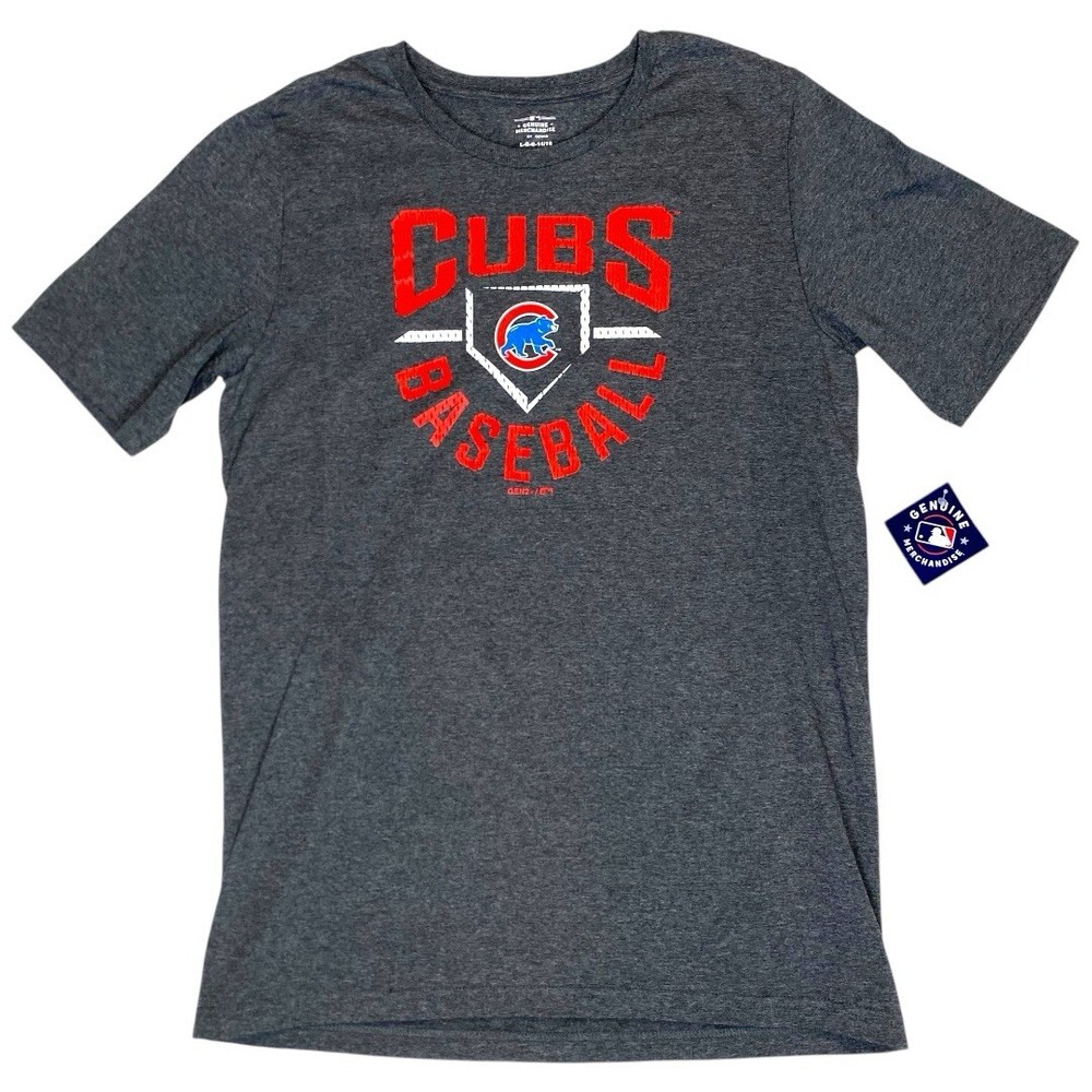 Chicago Cubs Tee Kids Large MLB Genuine Merchandise Gift Sports Fan Athletic Fun