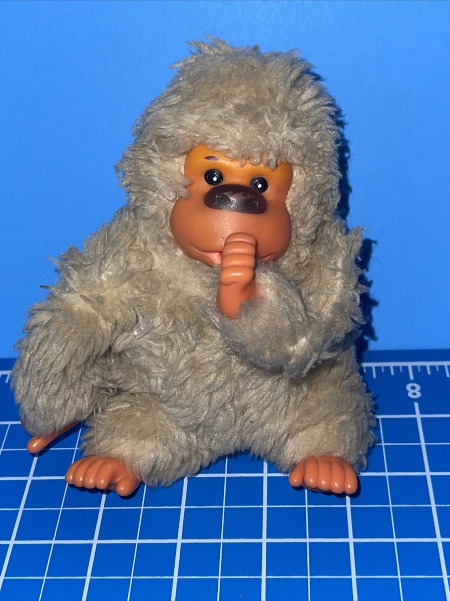Vintage 1980 Russ Baby Gonga Thumb Sucking Monkey Gorilla Plush