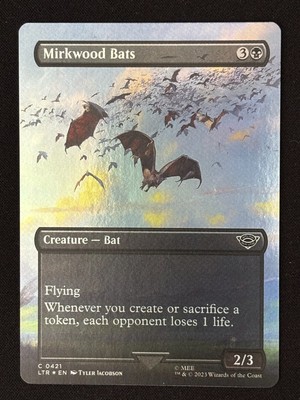 1x MTG Mirkwood Bats (Borderless, Foil) - The Lord of the Rings (LTR) #421