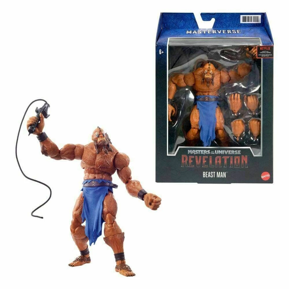 Beast Man 18 CM Masters Of The Universe: Revelation Masterverse Action Figurine - Photo 1/1