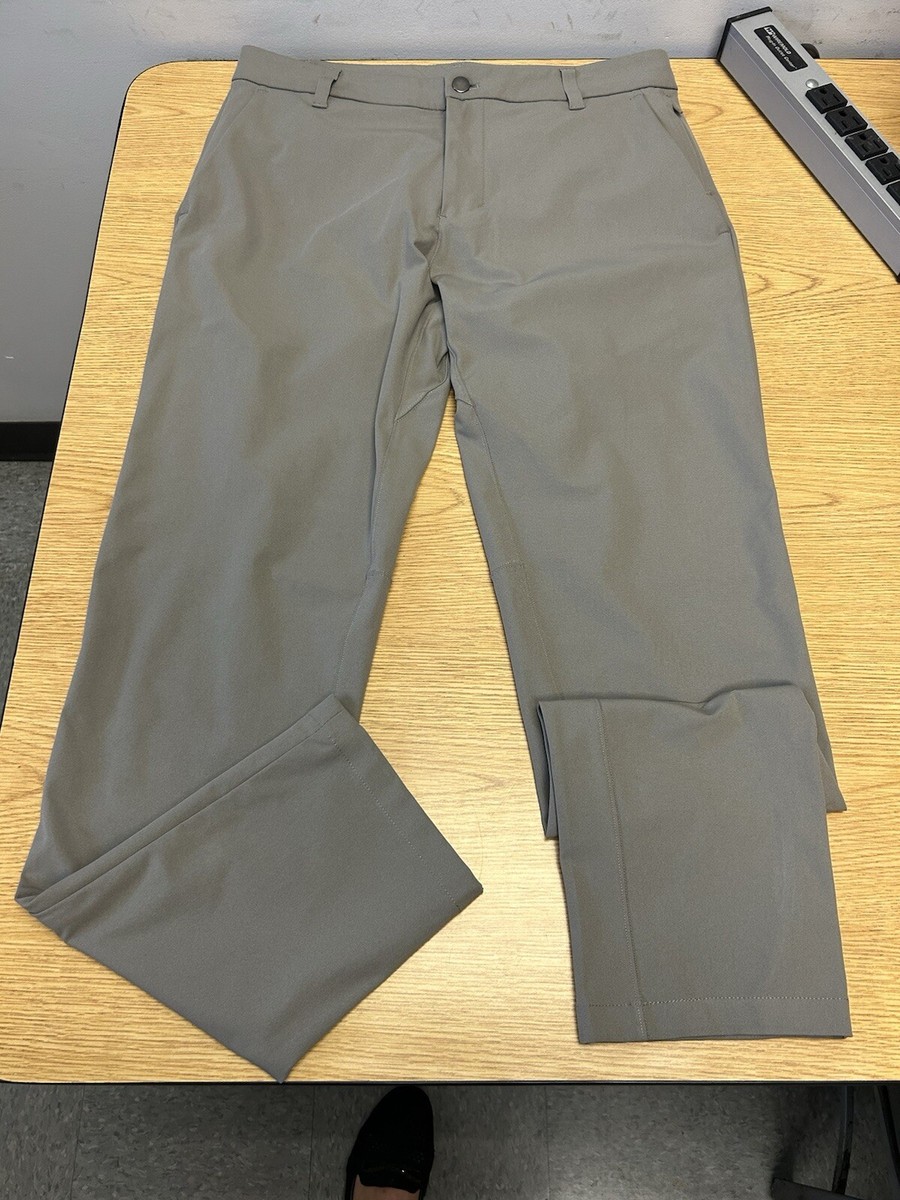 Lululemon Mens 32x33 ABC Pant Classic Fit Gray 5 Pocket Chino 59