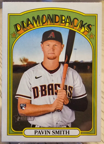 2021 Topps Fire Pavin Smith #86 Rookie Card - Arizona Diamondbacks NM-MT Condition