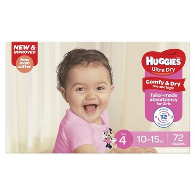 coles huggies nappies size 4