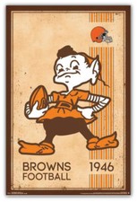 Cleveland Browns NFL Football Logo Sport Car Bumper Sticker Decal "SIZES"