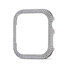 Swarovski 40Mm Sparkling Apple Watch Compatible Case Silver