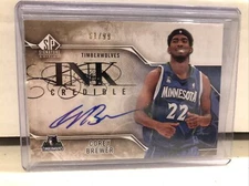 2009-2010 UD Signature Edition Corey Brewer Inkcredible Auto /99
