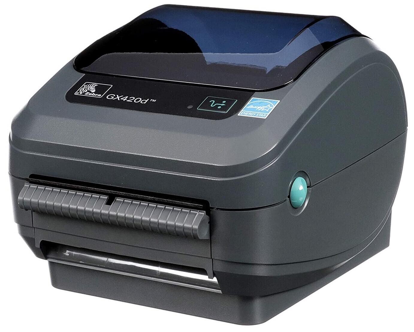 Zebra GX420D 203dpi Direct/T Label Printer, USB, Par & Dispenser 12 mths Warr