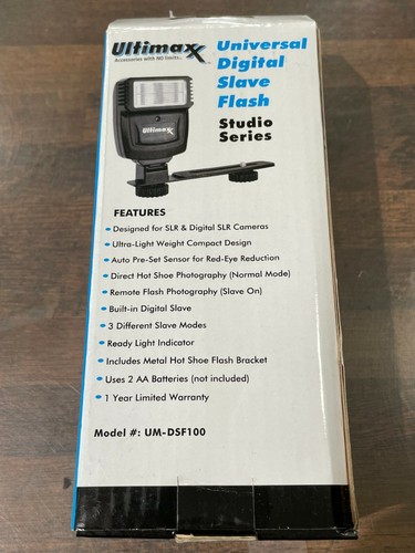ULTIMAXX UM-DSF100 UNIVERSAL DIGITAL SLAVE FLASH STUDIO SERIES SHIPS FREE! 1010 - Picture 4 of 4