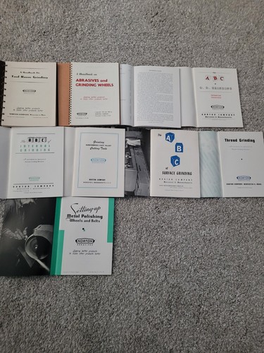1940-1950s  Handbooks On Grinding By Norton Abrasives - Bild 3 von 6