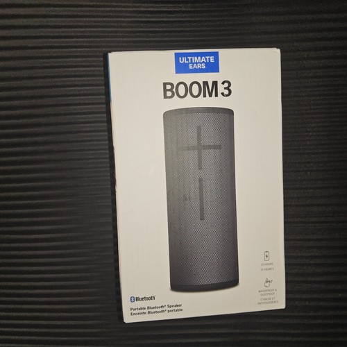 NEW🔥SEALED Ultimate Ears UE BOOM 3 Portable Bluetooth Speaker Night🔥 Black🔥