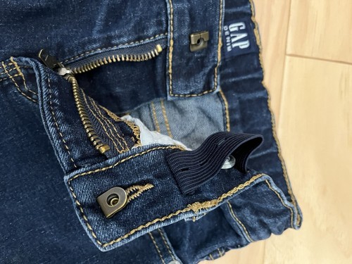 Gap Denim Regular Sz 7 Stretch Skinny Medium Wash Jeans Kids Girls - Picture 3 of 11