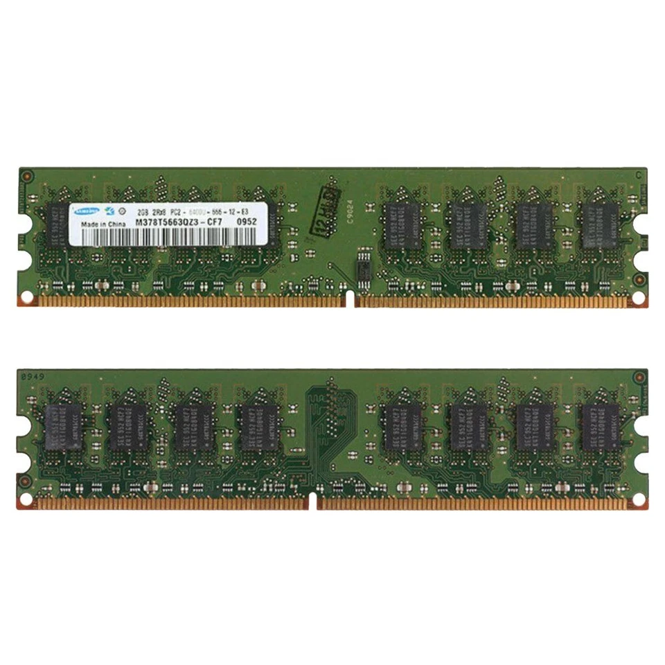 Samsung 8GB Kit 4x2GB DDR2 533MHz PC2-4200U 240Pin DIMM Desktop PC Memory RAM BT - Image 4 of 4