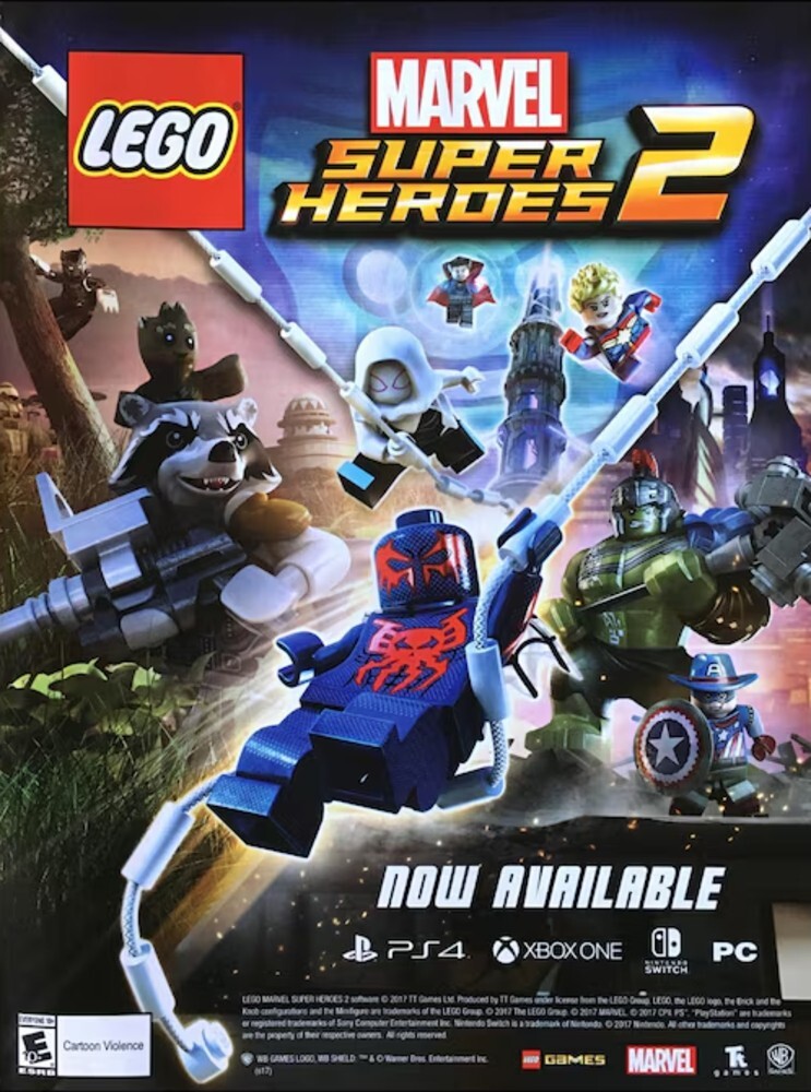 Video Game Switch Super Heroes LEGO Marvel Super Heroes (Nintendo