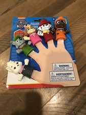 Nickelodeon Paw Patrol Finger Puppets Bath Toy - 5 Pieces