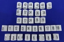Slip On Size Markers 1 Each