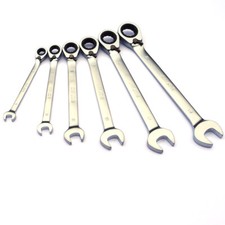 GearWrench Ringmaulschlüssel-Set Mit Ratsche – Metrisch 8-19 Mm, 12-teilig In Mattschwarz (Limited Edition)