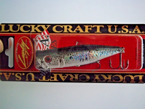 Lucky Craft Discontinued G Splash 80rt 3” & 1/2 oz IN CRACK BLACK COLOR Topwater