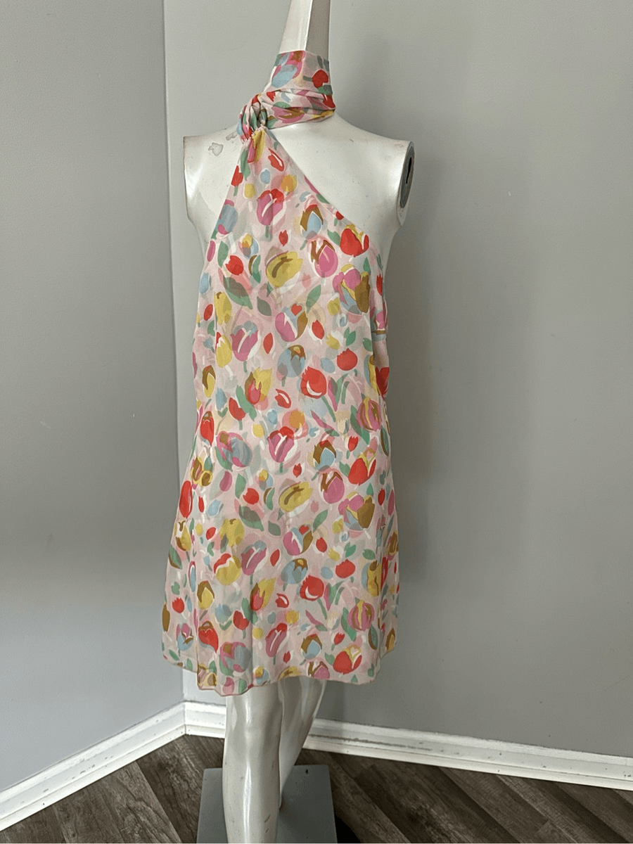 NWT For Love & Lemons Audrey Mini Dress in Multil Sz Large $229 | eBay