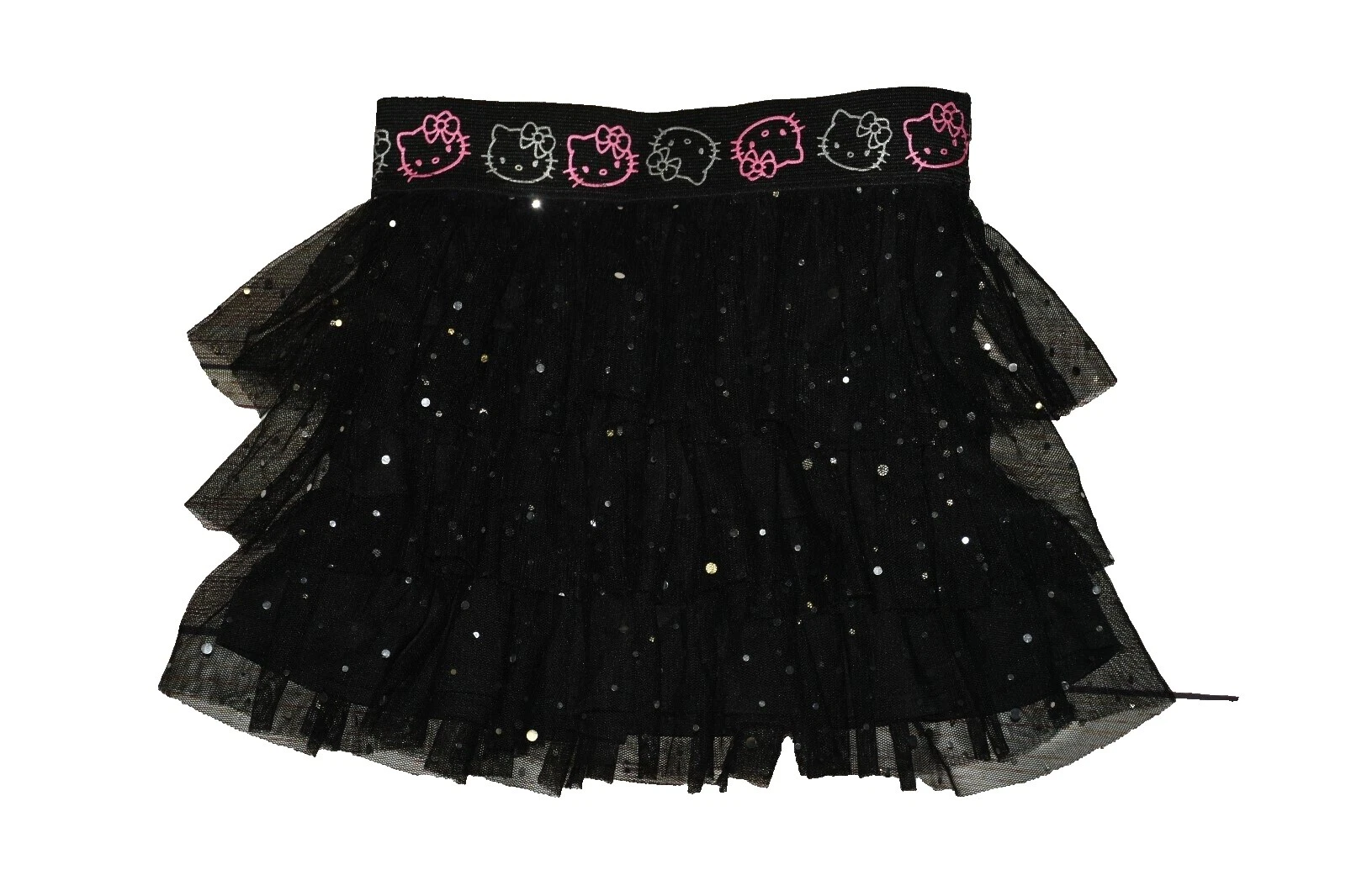 Falda negra de poliéster Hello Kitty y faldas para Niñas