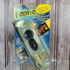 Polaroid I-Zone Instant Pocket Silver Film Camera Japan NEW AS-IS 2000