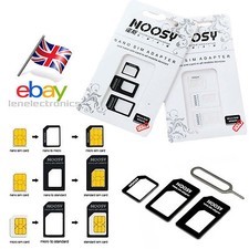 Nano SIM Card to MICRO Standard SIM Adapter converter SET For iPhone & Samsung !