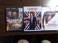 OLYMPUS HAS FALLEN/ LONDON HAS FALLEN/ ANGEL HAS FALLEN  DVD LOT OF 3