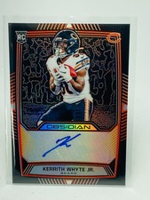 2019 Panini Obsidian Kerrith Whyte Jr. RC Orange Auto #17/75