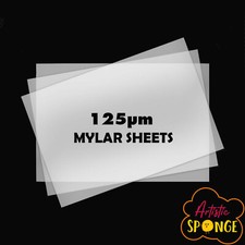 Blank Milky Mylar Stencil Sheets 125 micron 0...