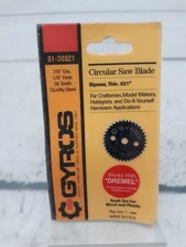 Gyros Tools 7/8 in. D X 1/8 in. S Ripsaw Steel Circular Saw Blade 36 teeth 1 pc