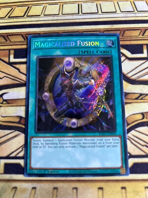 Yugioh Magiegeladene Fusion RA01-EN058 Secret Rare