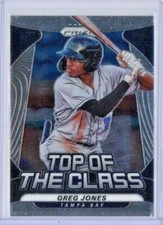 2020 Panini Prizm Top of the Class #TOC-22 Greg Jones RC - Tampa Bay Rays - MINT
