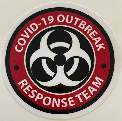 Virus-19 Outbreak ''Response Team'' Sticker Waterproof D817