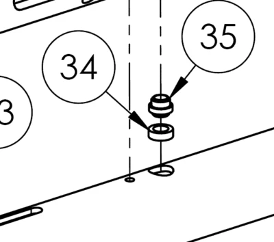 New Crosman Transfer Port GASKET SEAL for models 2240 2250 1377 1322 2300 2400