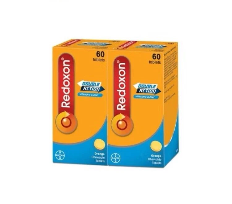 2x 60 s BAYER REDOXON DOBLE ACCIÓN MASTICABLE VITAMINA C Y ZINC (ENVÍO GRATUITO) Foto 2 de 4