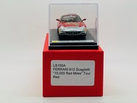 Ferrari 612 Scaglietti 15000 Rote Meilen Tour Looksmart LS155A 1:43 Rosso Miglia