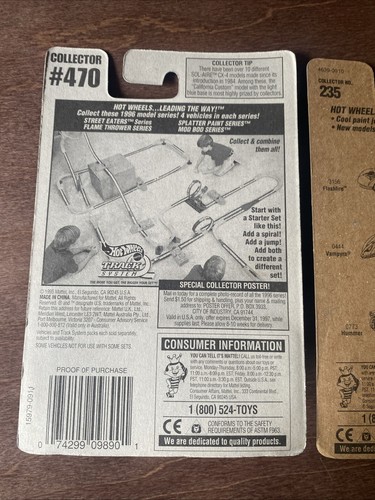 Hot Wheels: 1991/1995 - Turbo Streak - 5 radios - amarillo/azul - nuevo - Imagen 4 de 9