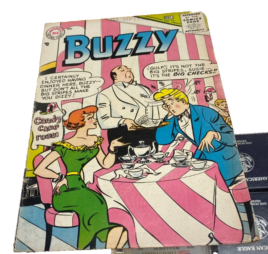dc comics Buzzy #74 dec 1956 vg-