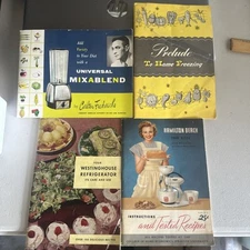 1940s Instructions Recipe Booklets ,Vintage Recipe Booklets From 1940/1950s