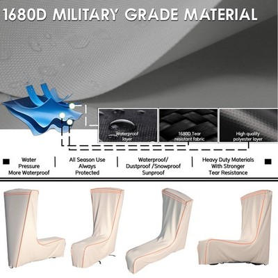 Scooter Cover, Universal Fit for 500W-2000W+ Scooters,61 X 30 X 53