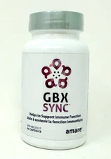 Amare Global GBX Sync 60 Capsules - New/Sealed Immune Support - Exp 3/2026