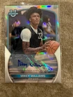 2023 Bowman U Mikey Williams Auto Refractor #3 /499 Topps Certified Autograph