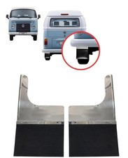 Mud Flaps Guards Splash Protection Vw T2 Bus Kombi Stainless Steel Pair 2pcs