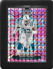 2024 Panini Mosaic Pink Camo Dwight Freeney Indianapolis Colts