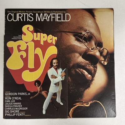 CURTIS MAYFIELD-Super Fly Vinyl 12'' 1972 Curtom/Sonic Press Die-Cut EX