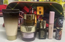 Estee Lauder 7 Pcs Gift Set Resilience Multi-Effect, Cleansing Gelee, Primer