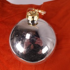 Silver Ball Ornament Christmas Holiday Decor 3 inch Reflective