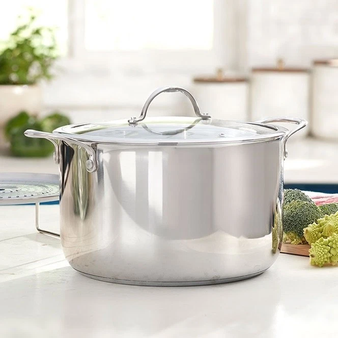 PH Heritage Signature 10-Qt. Stockpot with Steaming Rack (10638) New In Box